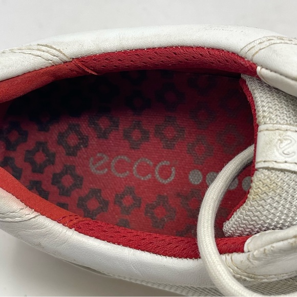 Ecco Street Premiere Golf Shoes Mens 11 - 11.5 EU 45 White Red Leather Spikeless main image 13